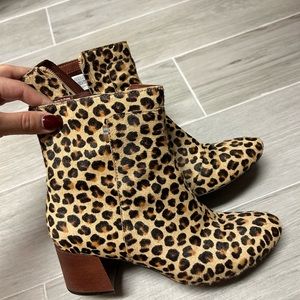 Toms leopard print boots